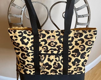 TTS054 - Leopard Print Tote Bag