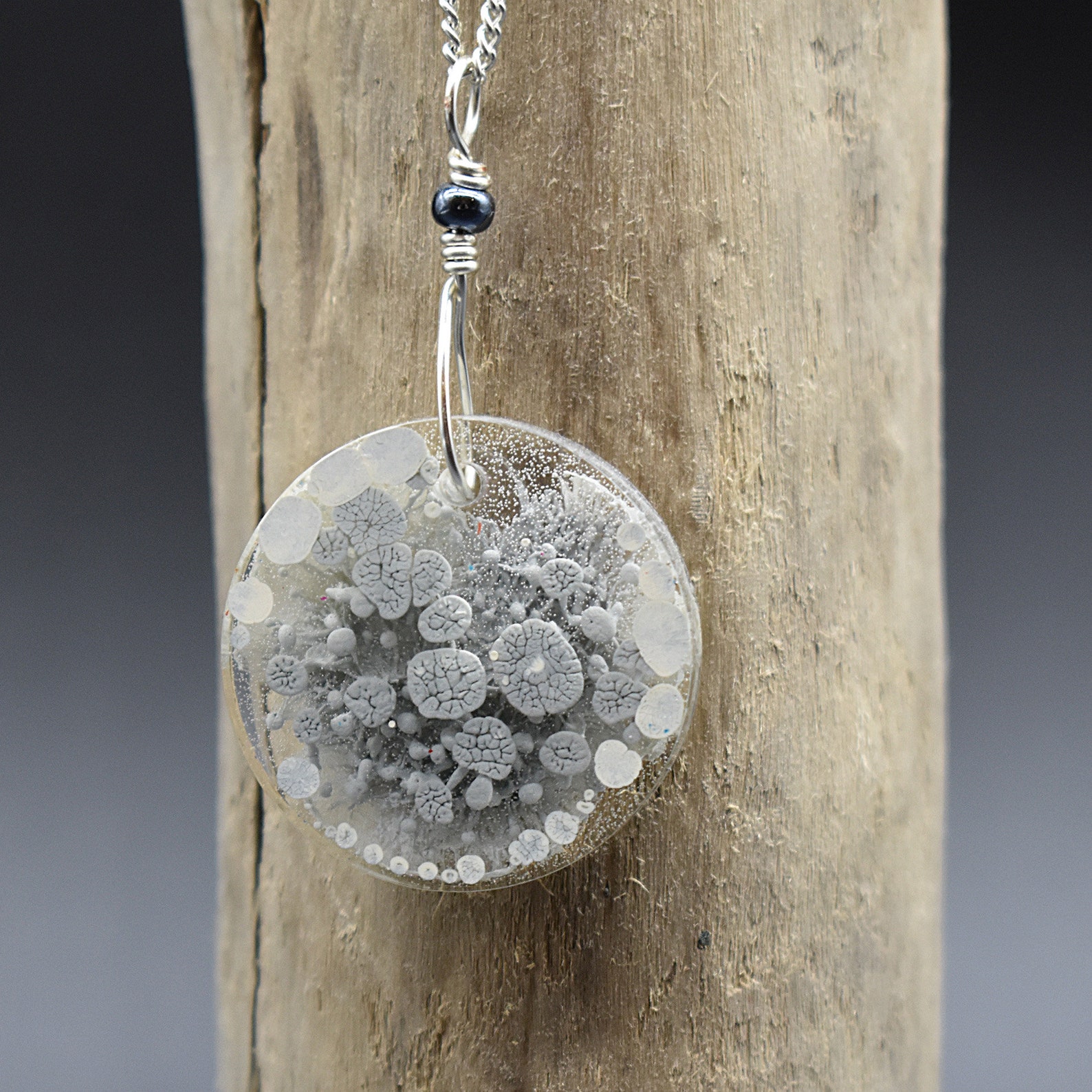 Resin and Alcohol Ink Pendant Necklace Etsy