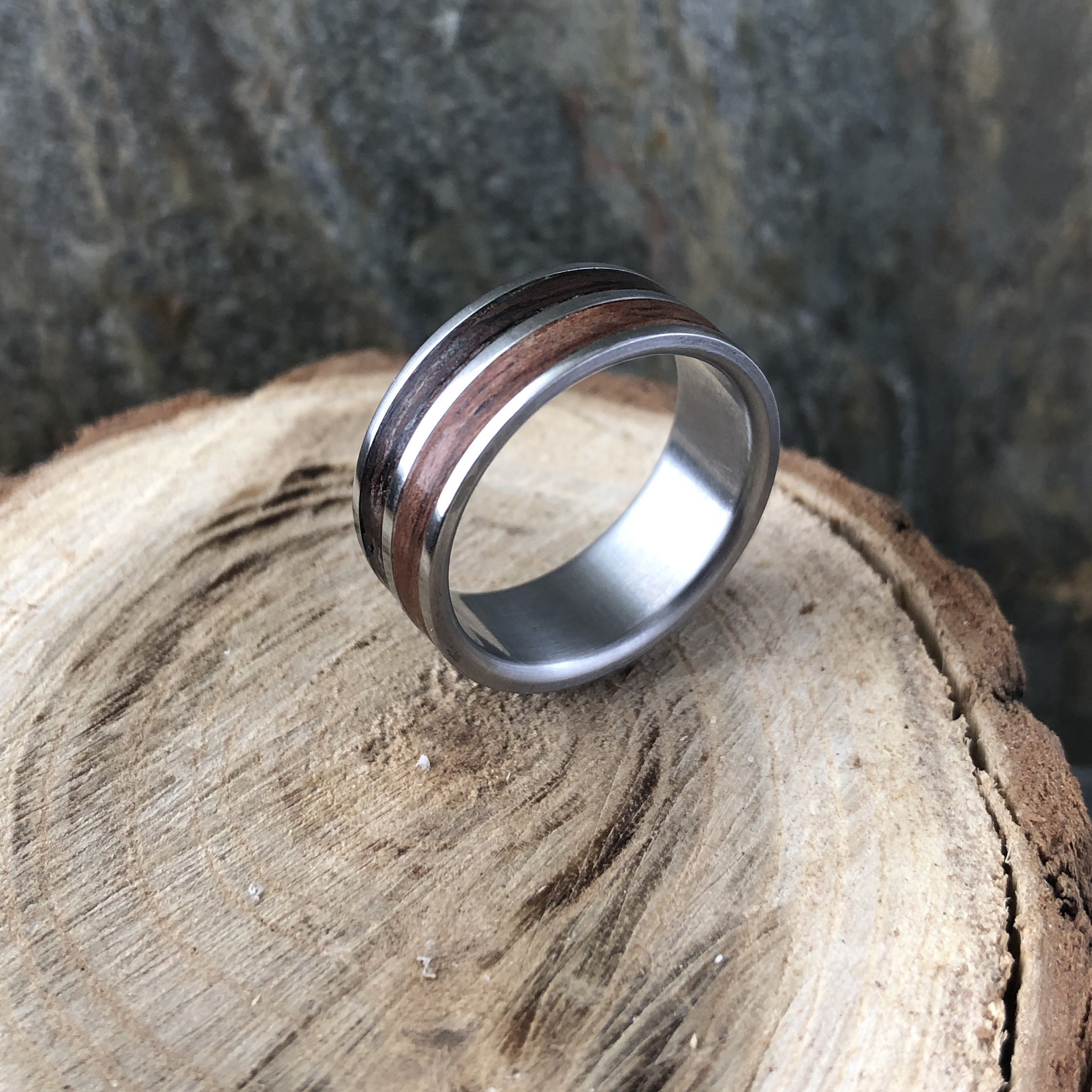Ring Wood Wood Rings for Men 5 Year Anniversary Wooden Etsy Canada