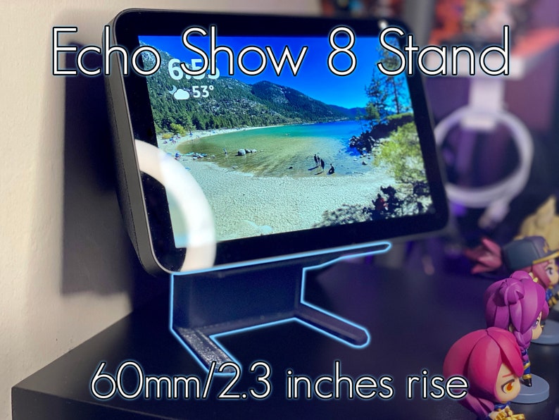Echo Show 8 3D Printable Stand STL File - Etsy