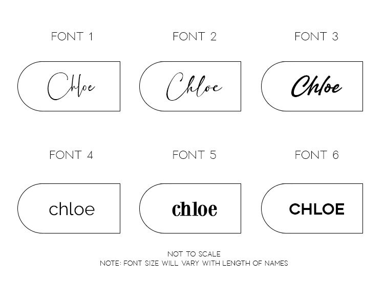 Acrylic Gift Tags/Custom Gift Tags/Name Gift Tags/Acrylic Etsy