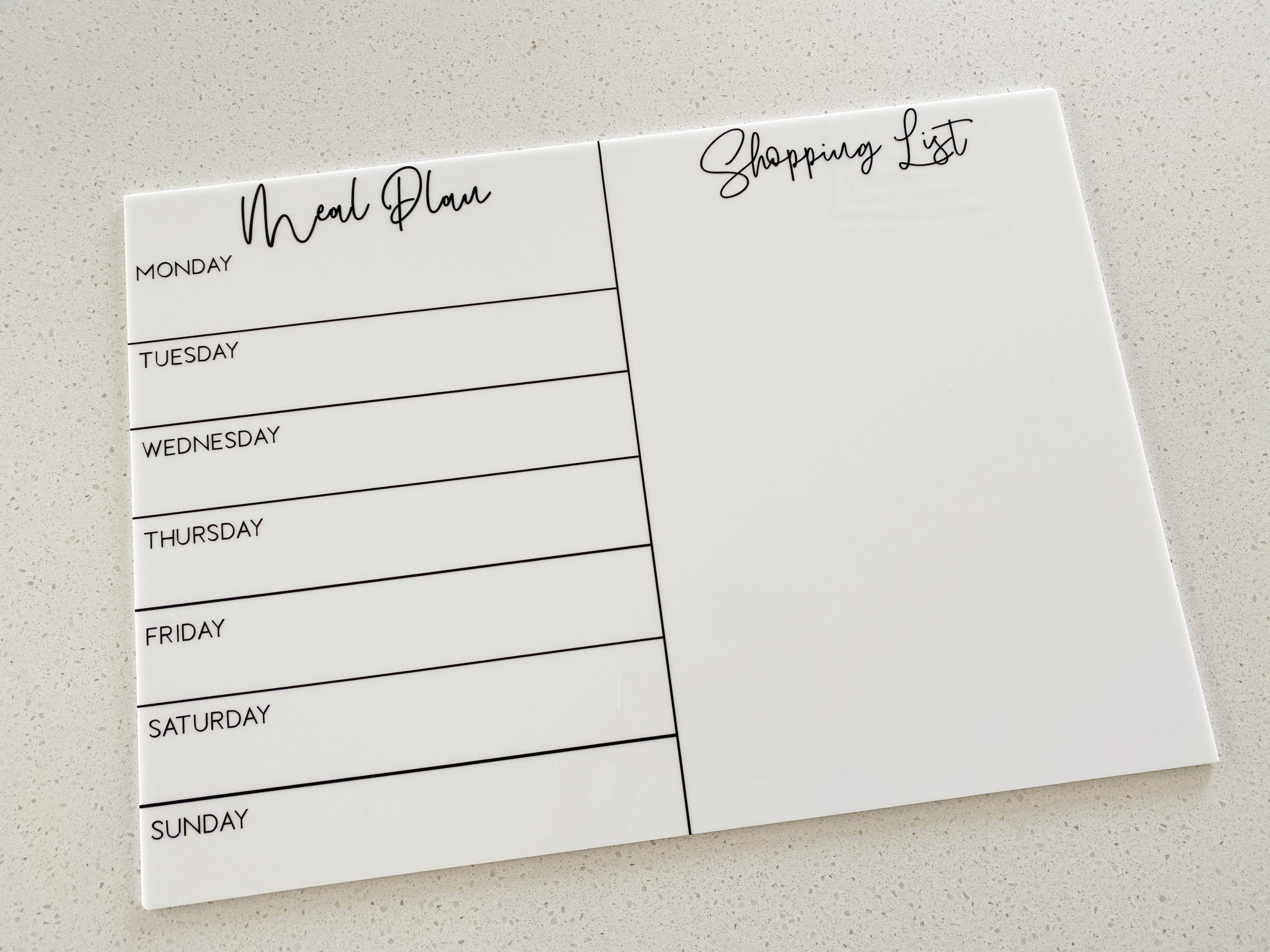 whiteboard-meal-planner-a3-whiteboard-meal-planner-dry-erase-etsy