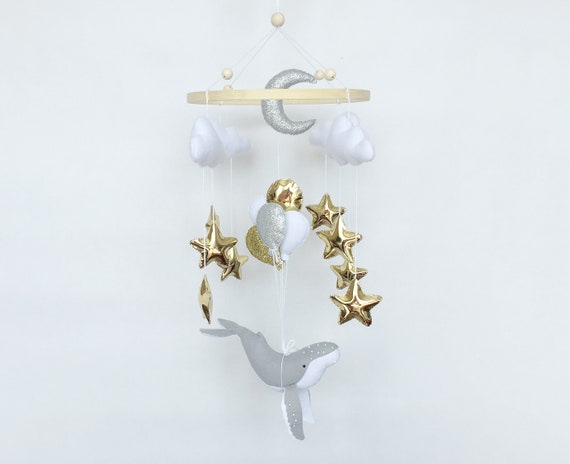 Ocean Crib Mobile / Whale, Balloon image