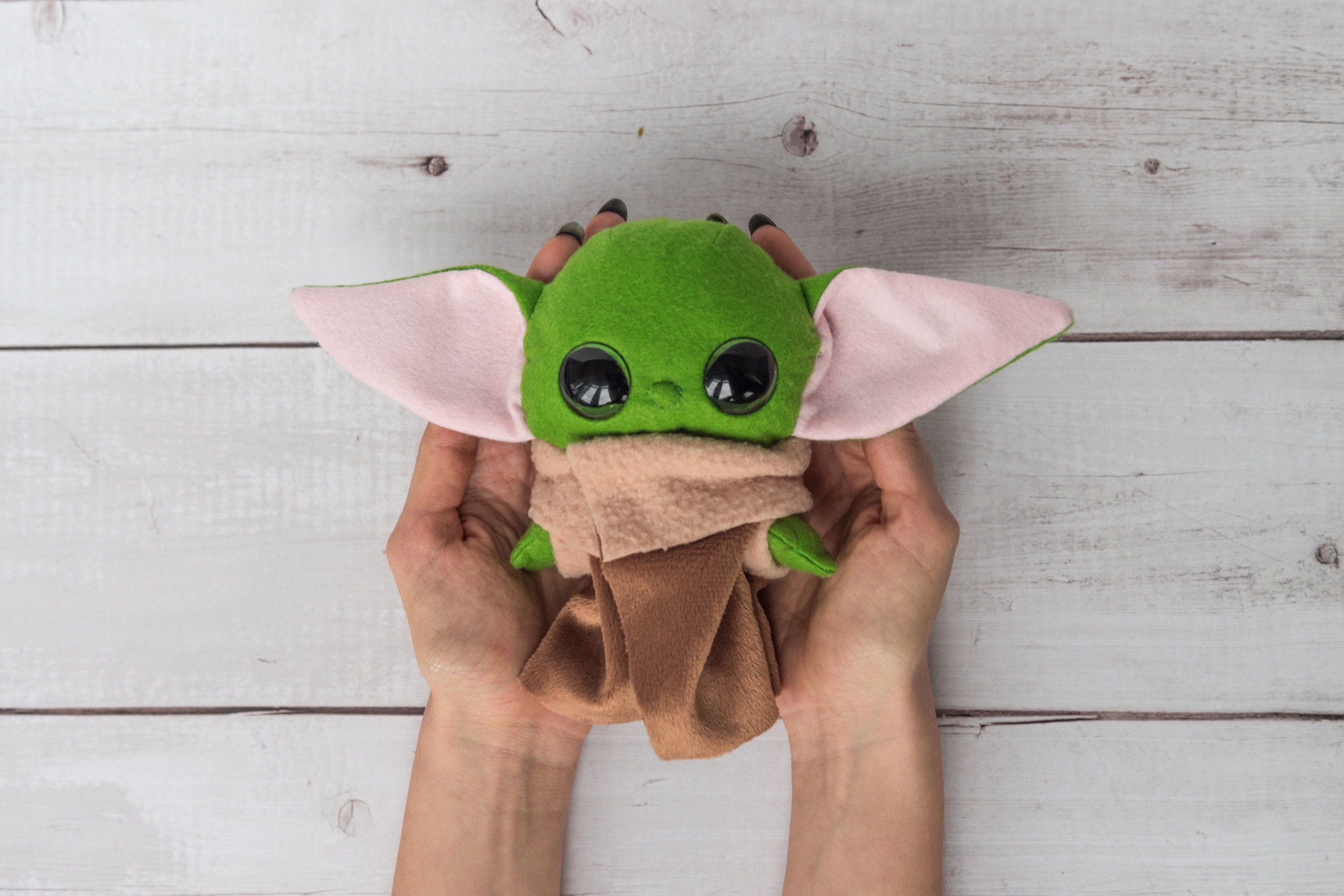 Baby Yoda Baby Yoda Felt Baby Yoda Toy Mandalorian Toy Etsy