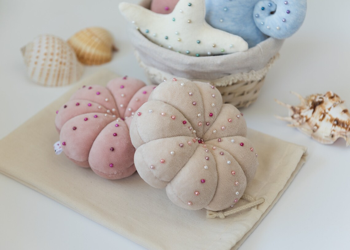 Plush Sea Urchin Handmade Toy Home Decor Etsy