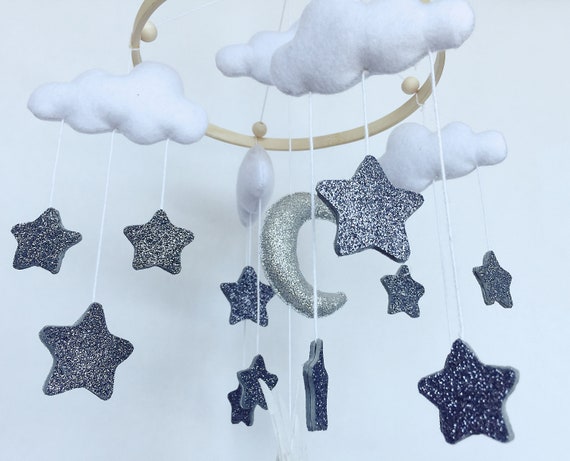 Ocean Crib Mobile / Winged while image