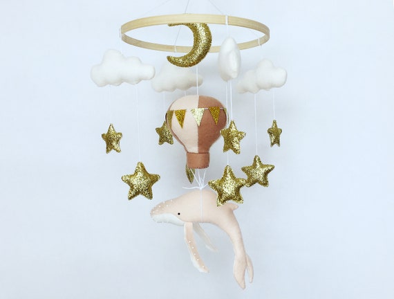 Crib Mobile / Whale, Hot Air Balloon image