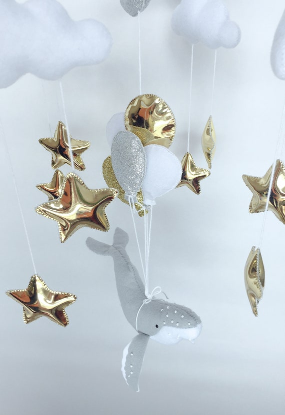 Ocean Crib Mobile / Whale, Balloon image