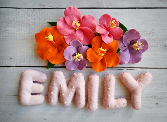 Personalised Nursery Decor Name Garland image