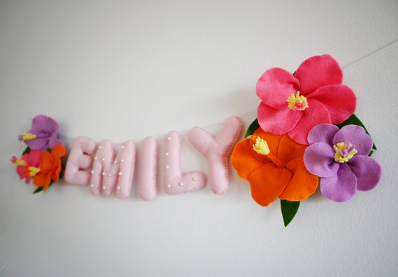 Personalised Nursery Decor Name Garland image