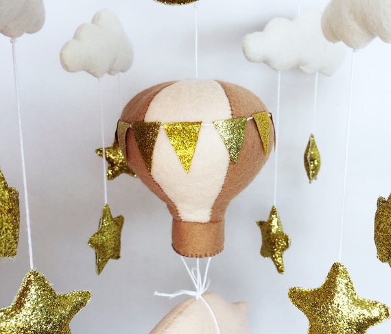 Crib Mobile / Whale, Hot Air Balloon image
