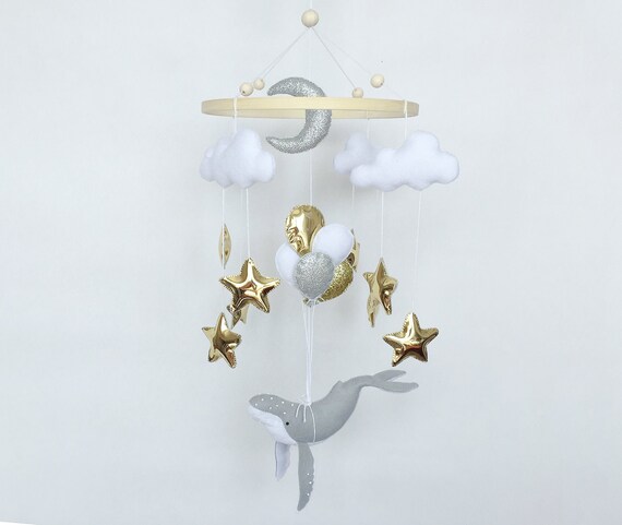 Ocean Crib Mobile / Whale, Balloon image