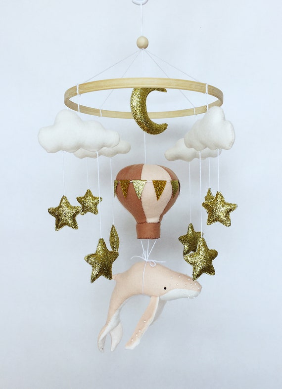 Crib Mobile / Whale, Hot Air Balloon image