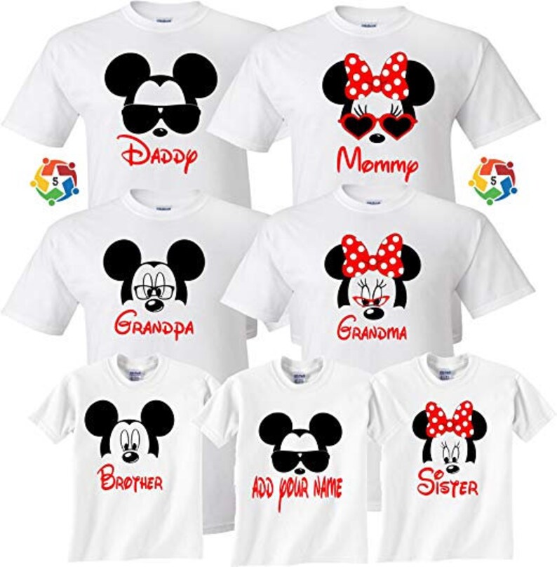 personalised disney shirts