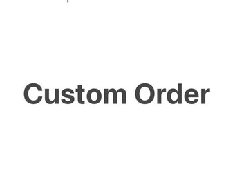 Listing For Custom Order in Teresa Art Store. Hand Drawn Clipart Illustrations for Wedding, Bachelorette, Birthday.