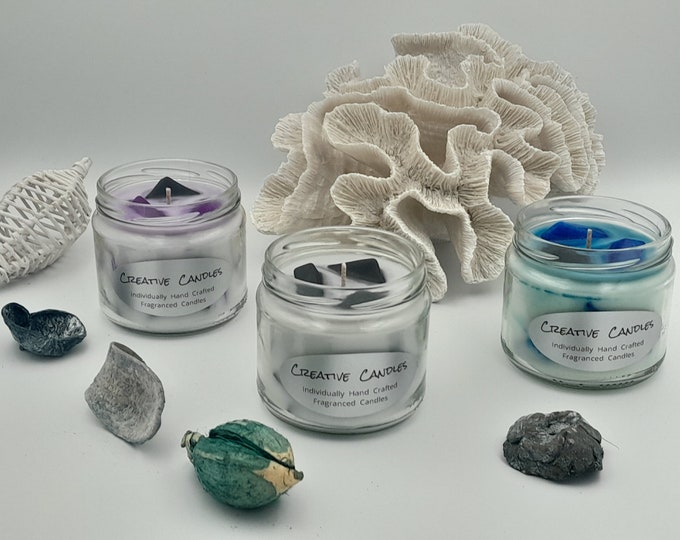 Now 25 % Bigger !! - Hand Crafted Fragranced Candles / Handmade Scented Candles - Clean, Fresh Spa Fragrances