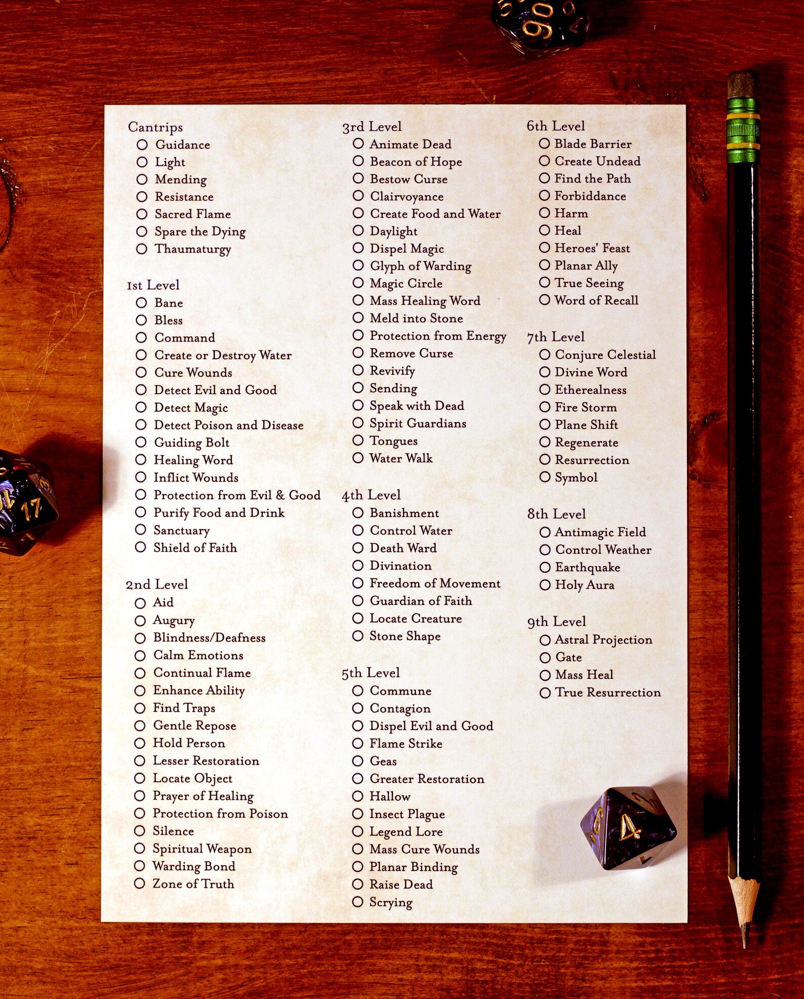 Companion Cards 5e Digital Download All Classes | Etsy