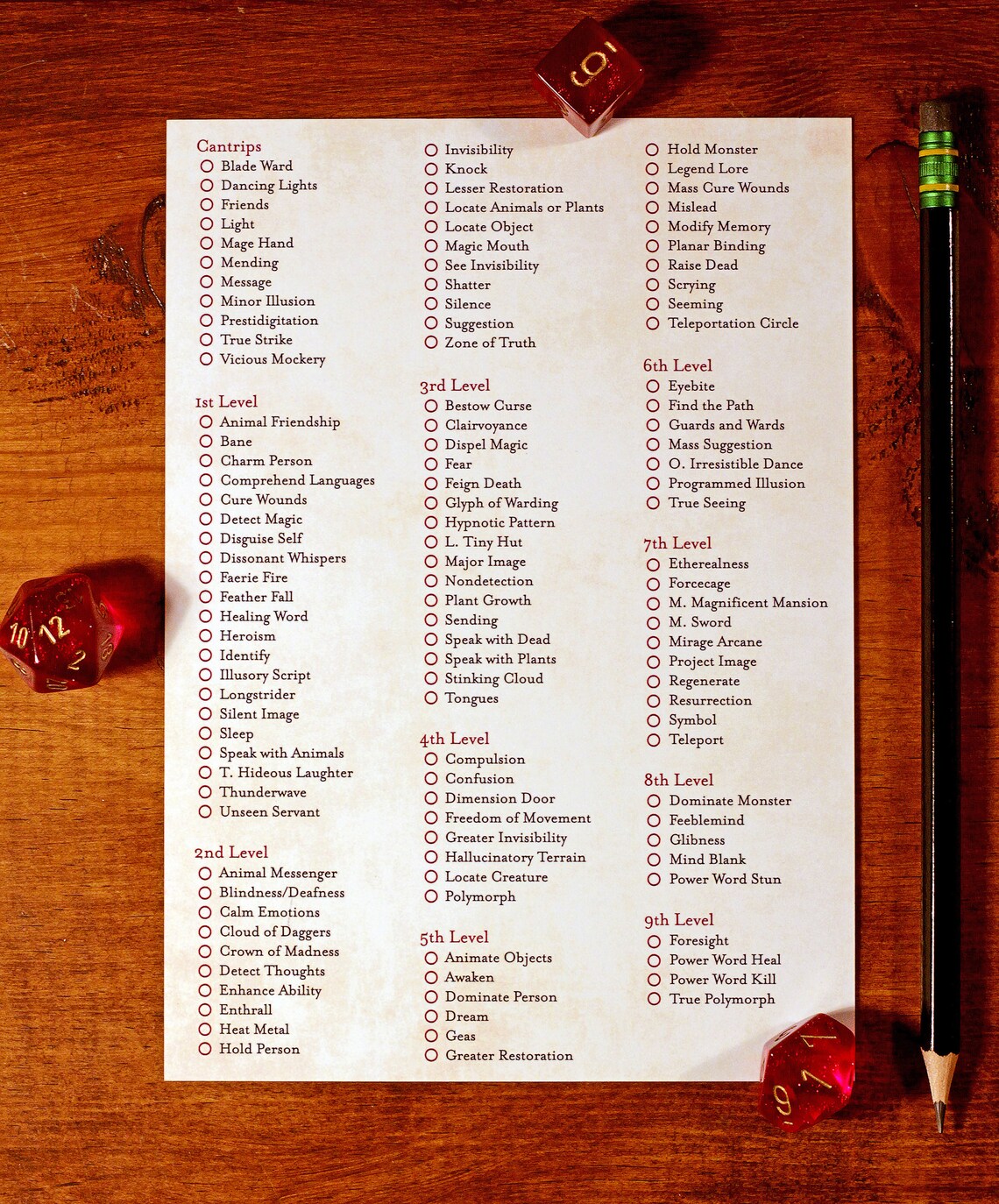Companion Cards 5e Digital Download All Classes | Etsy