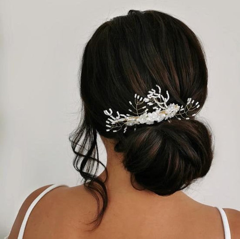 Bridesmaid Accessories Bridal Headpiece Wedding Hair Pieces Bridal Hair Accessory Bridal Haircomb Pearl Hair Accessory Wedding gift