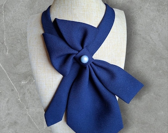 Repurposed Necktie Necklace: Elegant Women's Statement Jewelry