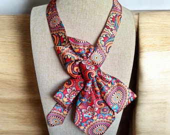 Handmade Necktie Necklace: Fashion Statement Piece