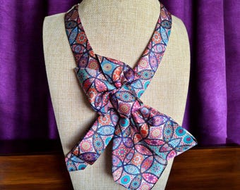 Handcrafted Necktie Necklace - Women's Statement Jewelry
