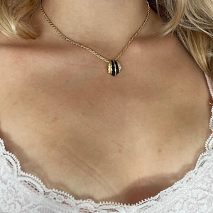 vintage gold plated christian dior pendant necklace