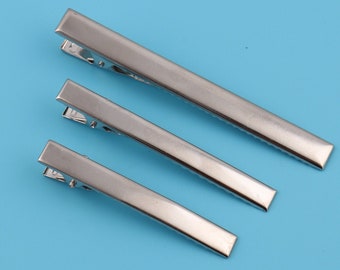 10-delige zilveren metalen alligator-haarspeldjes: doe-het-zelf sieradenaccessoires