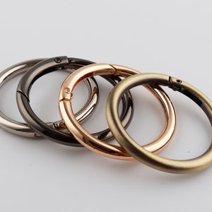 1.5&quot;(38mm Inner) Alloy Spring O Ring Spring Hook Open Spring Hook Spring Connecting Ring Clutch Connection Ring Bag Accessories