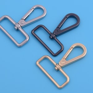 1.5&quot;(38mm Inner) Swivel Snap Hooks Webbing Strap Buckle Lobster Buckle Gate Snap Hook Bag Chain Purse Strap Bag Hardware Supplies