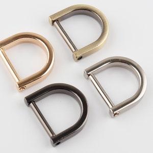 3/4&quot;(19mm Inner) Horseshoe D Ring Screw D Buckle Dee Ring Screw Bay Connector D Ring Alloy Screw Hardware Accessories