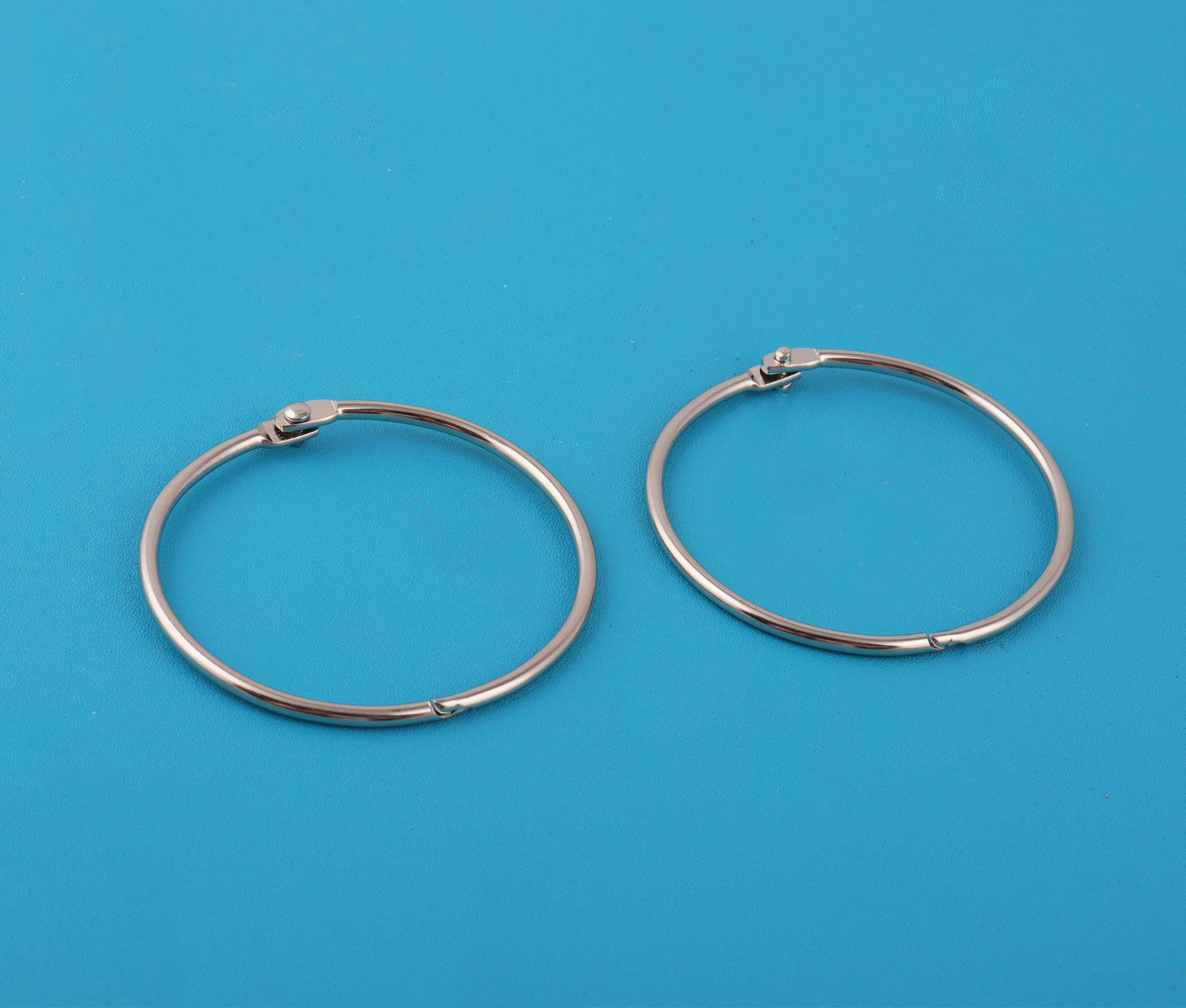 Silver Metal Binding Rings: 69mm Split Book Binder Rings - Etsy