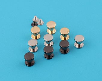 11 mm metalen klinknagels: cilindrische kop, leren ambachtelijke hardware
