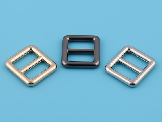 16mm Metal Tri-glide Adjuster Buckles, Handbag Strap Hardware (2-4-10 PCS)