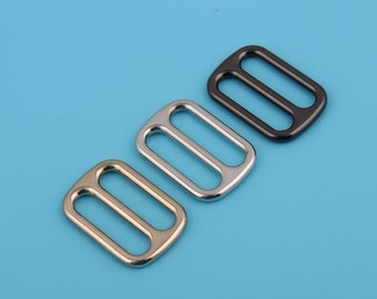 Metall Tri Glide Schiebe Schnalle, Taschengurt Versteller (32 mm)