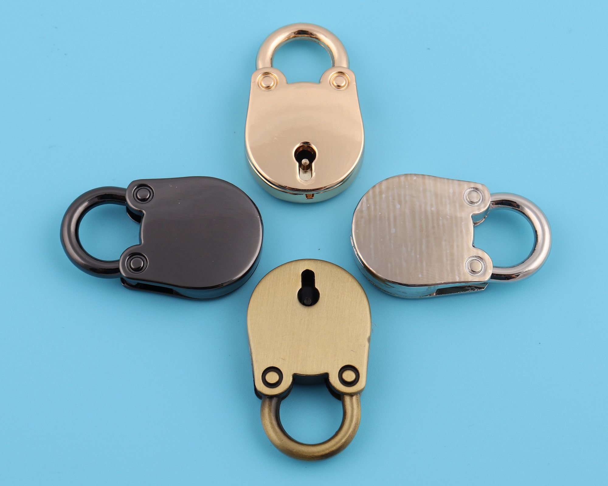 Bear-shaped Metal Padlock: Purse Lock, Bag Hardware (37x23mm) - Etsy
