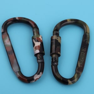 83mm Carabiner Keychain: Rock Climbing Spring Snap Hook