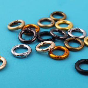 10mm Metal Spring O Ring: Alloy Snap Hook - DIY Hardware Supplies