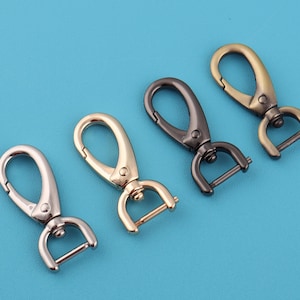 Drehbarer Schnappverschluss mit Schraubstange, 13 mm Bag Hardware (4-10 Stück)