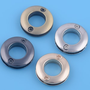14mm Inner Screws Round Grommets And Eyelets Grommet Eyelet Alloy Eyelets Metal Grommets For Leather Craft Purse Hardware