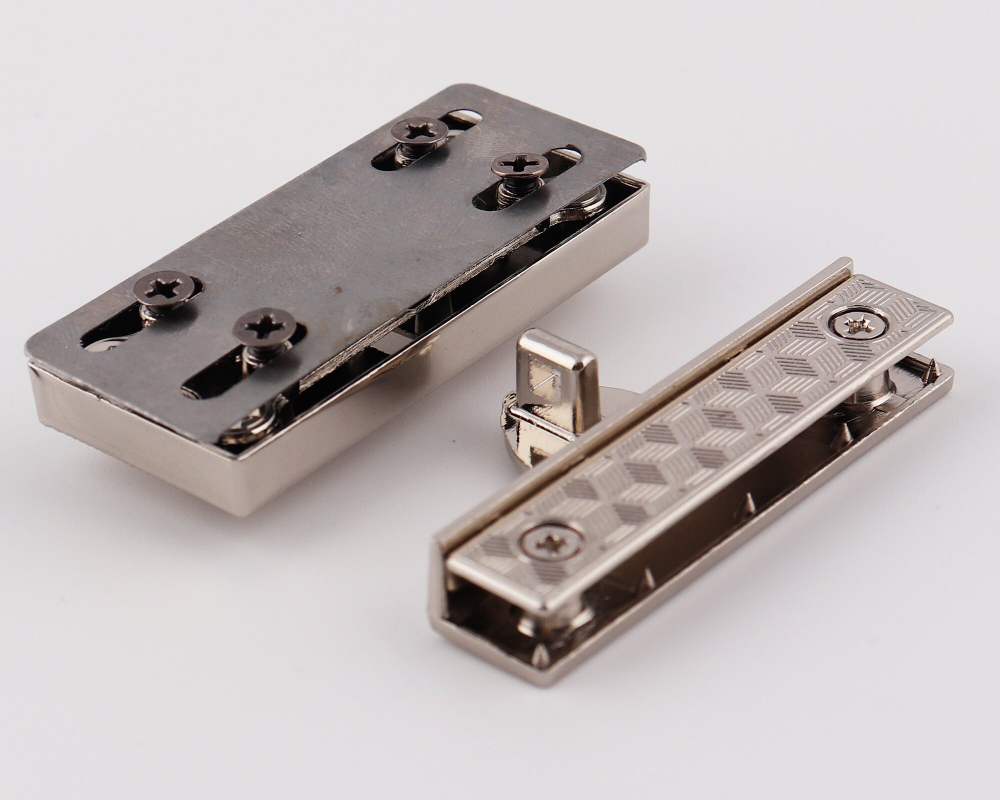 Molded Lock Rectangle Rectangle Purse Lock (50x34mm) Silver, Gold, Gun Black Hardware - Etsy