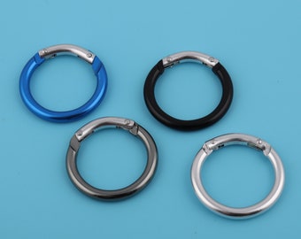 28mm Aluminum Carabiner Clip Clasp: Keyring Spring Hook