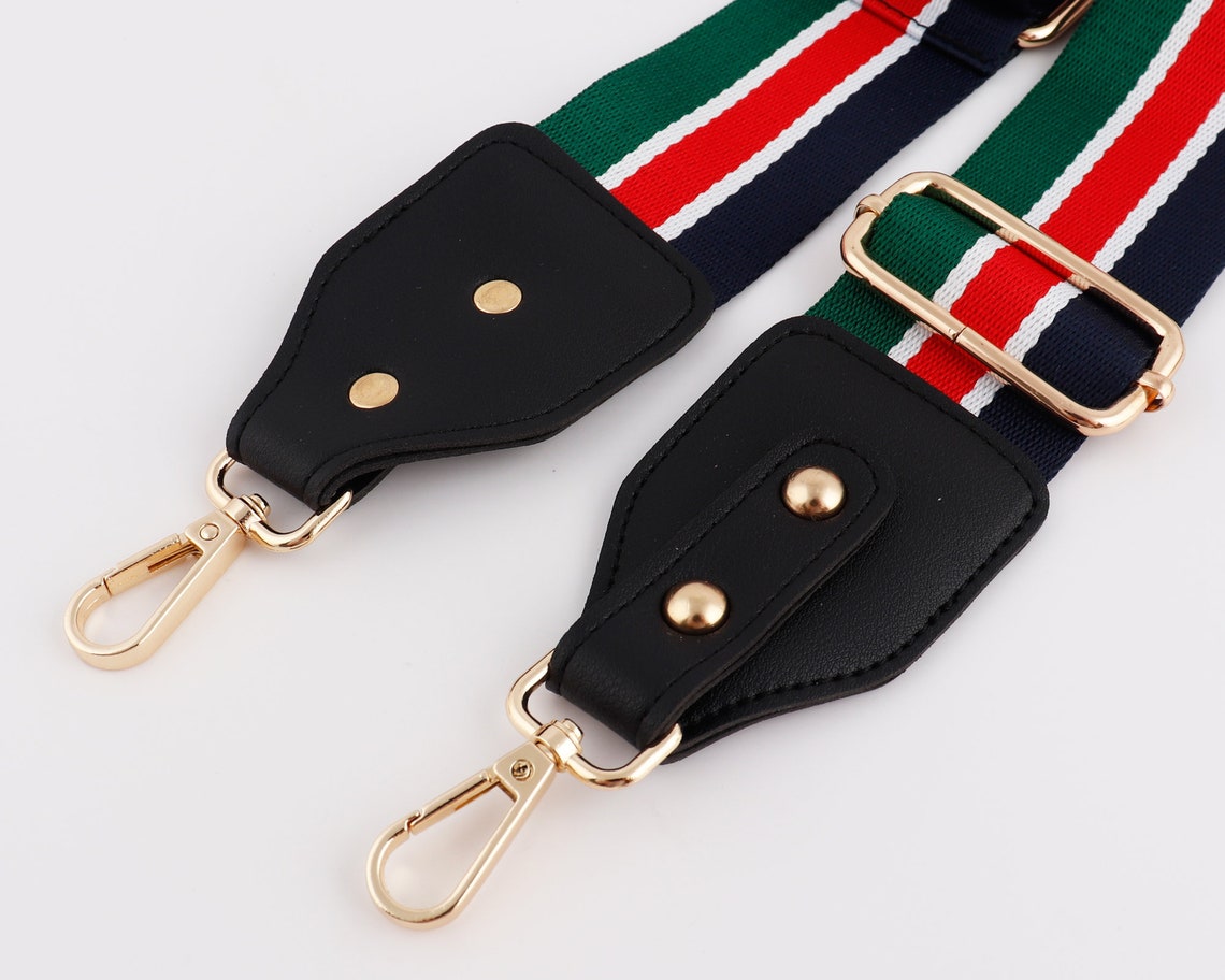 250mm Wide Stripe Adjustable Purse Strap With Trigger Etsy