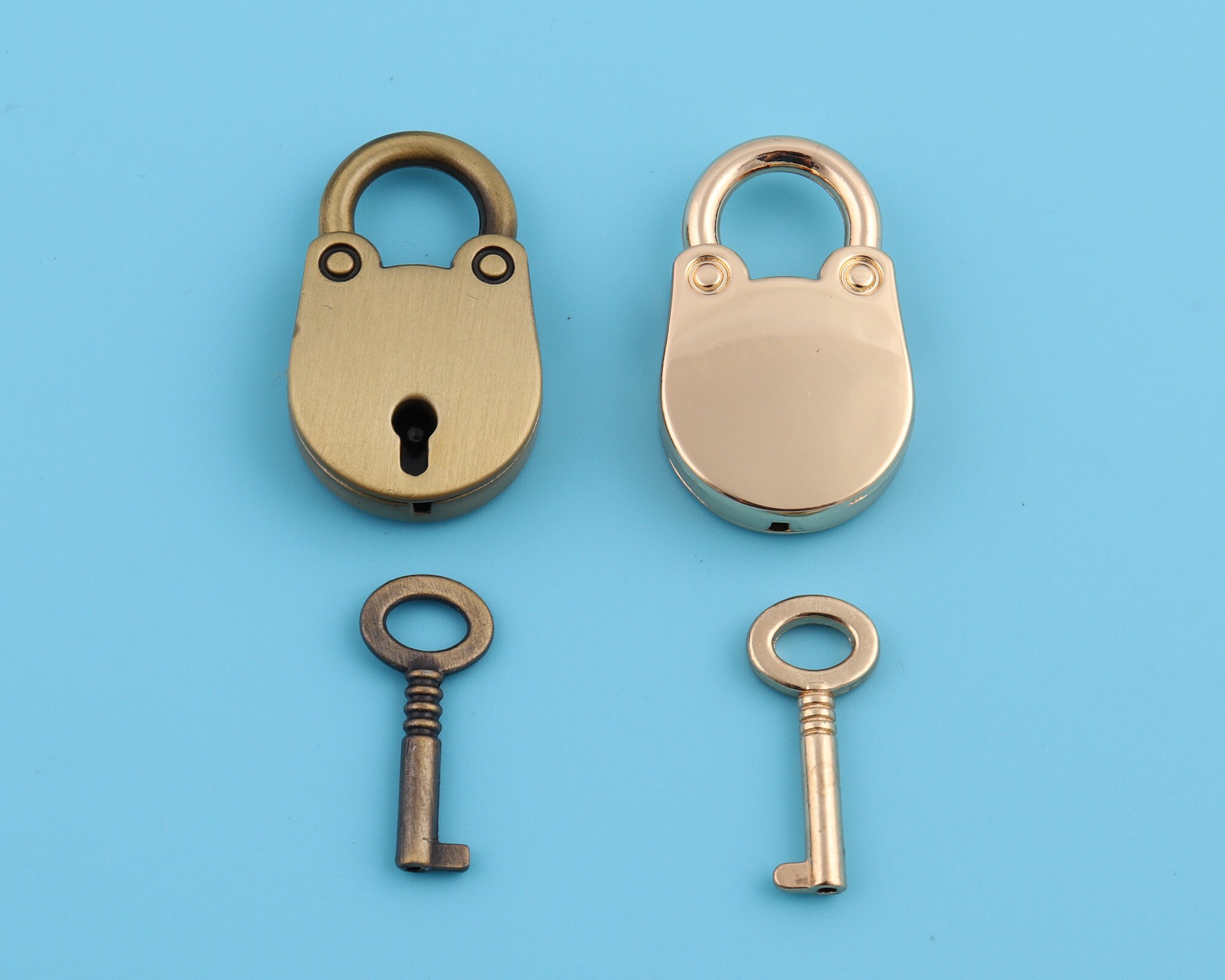 Bear-shaped Metal Padlock: Purse Lock, Bag Hardware (37x23mm) - Etsy