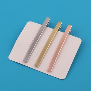 82*7mm Shaped Alligator Hair Clips With Teeth Metal Alligator Hairpin Bangs Clip DIY Hair Accessory Girls Hair Accessory Fashion Hairpin