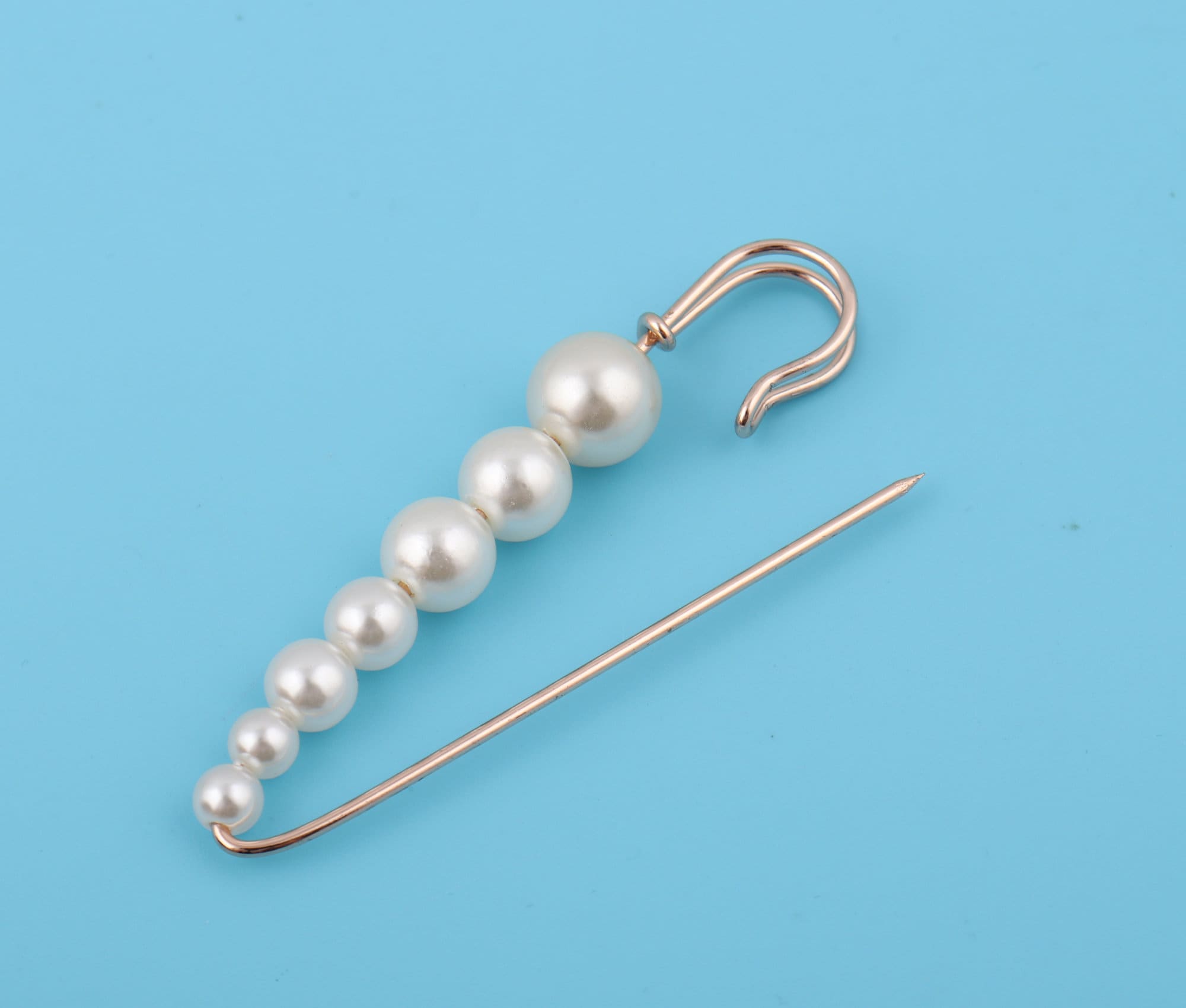 20 Pcs Pearl Brooch Pins Set - Alloy Decorative Pins For Sweaters, Shawls, Dresses & Hats - View #13