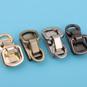 31*18mm Bag Belt Connector Bag Connector Chain Connector Bridge Buckle D Ring Connector Ring Purse Handbag Hardware 2-4-10 pcs
