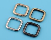 3 4 quot (20mm Inner) Metal Rectangle Ring Strap Belt Adjuster Buckle Rectangle Connector Buckle Bag Purse Strap Leather Craft Hardware Supplies