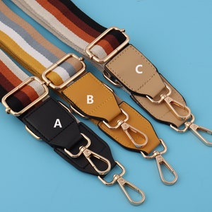 1.5&quot;(38mm Wide) Adjustable Bag Strap Swivel Clasp Adjustable Hook Cross body Strap Shoulder Bag Strap Replacement Purse Strap