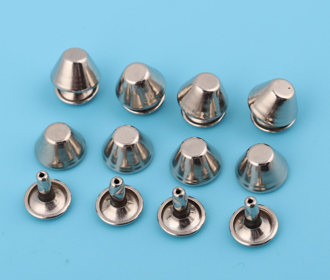 10mm Silver Double Cap Rivets: Metal Rapid Rivet Supply - Etsy